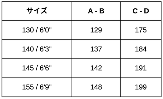 薄馬着・コットンラグ サイズ:145 / 6'6"