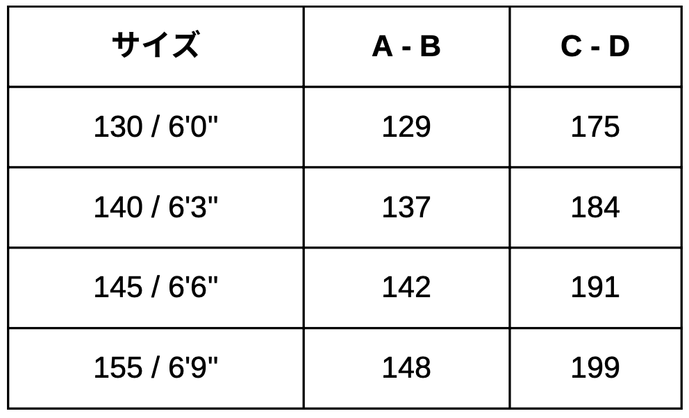 薄馬着・コットンラグ サイズ：130 / 6'0"